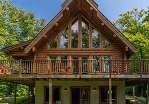 Chalet Chinook Tremblant - Lakefront log cottage with 5 bedrooms (Private Spa)