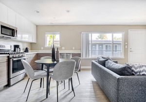 Charming Campbell 1BR w/W/D, Pool, Gym, walk to WF + TJ, by Blueground