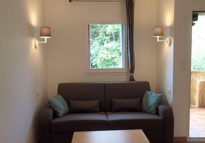 charming studio with pool and park 600 m to the beach