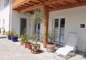 Chic apartment with pool and underfloor heating in the bathroom