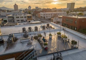 Chic walkable apt with rooftop views