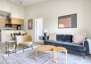 Classic San Bruno 2BR w/Pool, W/D, Gym, walk to YouTube, by Blueground