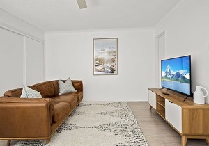 Coffs Mediterranean Villa 3 is a spacious one bedroom apartment in a gated complex 4