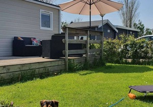 Comfortable chalet with dishwasher, near the Wadden Sea