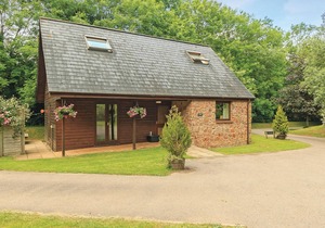 Contemporary cottage style two storey lodge.