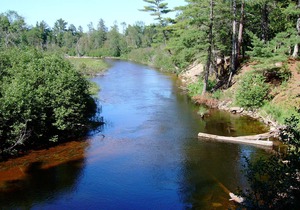Cottage #4 on AuTrain River Near Lake Superior Beach, Pictured Rocks, Waterfalls