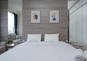 Cozy and Tranquil Studio Menteng Park Apartment By Travelio