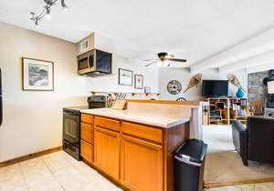 Cozy mountain view condo w/private balcony