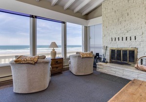 Dog-friendly, oceanfront home w/ beach access, deck - only minutes from town