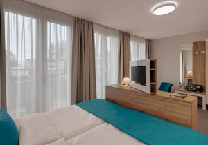 Doppelzimmer Komfort Plus mit WC und Dusche