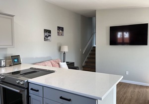 Downtown Luxury Sleep Number Beds near West Chester & Coastal Trail. Sleeps 4-6
