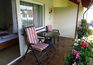 Einzelzimmer Nr. 10 mit großem Balkon