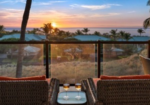 Enjoy Sunset and Ocean Views from this Kumulani 2 Bedroom!