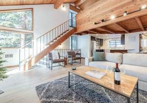 Fall Availability! Bright, Alpine Townhome with Shared Hot Tub, Just a Short Stroll to Town!
