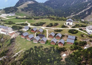 Ferienhaus mit Bergpanorama