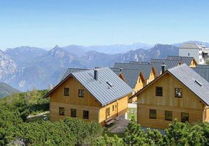 Ferienhaus mit Bergpanorama