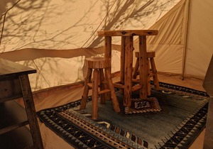 FunStays Glamping Setup Tent in RV Park #6 OK-T6