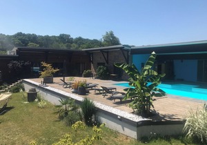 GÎTES 23M2 with terrace, heated pool, SPA and sauna