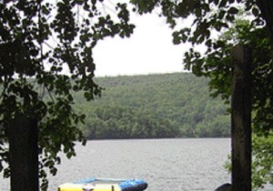 Goodyear Lake - docks and lake toys-kayaks, paddleboat water trampoline