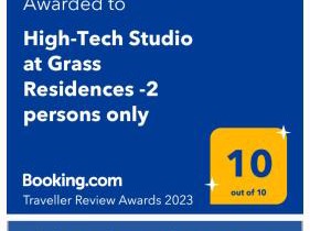 High-Tech Studio at Grass Residences -2 persons only, Quezon City