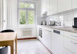 Hip Wipkingen 3.5 Room w/ Storage & W/D, 2 mins to Market, by Blueground