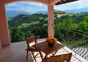 Holiday apartment with terrace and pool