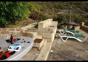 Holiday apartment finca view of La Gomera southwest Tenerife