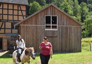 Holiday farm situated next to the Kellerwald-Edersee national park with a sunbathing lawn