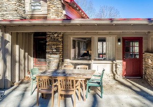 Huge Cabin with Game Room, Front Porch, WiFi & Wood-Burning Fireplace