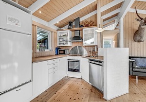 In one of the most beautiful landscapes of Jutland lies this house in a tranquil cottage area.