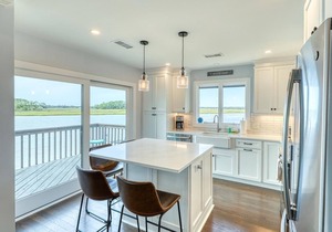 Incredible riverfront, gorgeous, renovated cottage in popular Inlet Cove