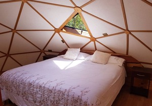 Jardín de Domos Pucón. Domes for 4 passen