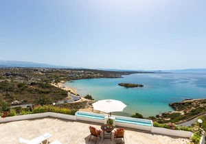 Kalathas Sunset Villa - 3BR Sea View