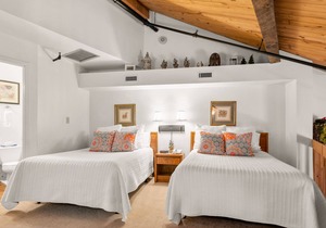 Large update Mountain Inn lodge room close to restaurants and slopes.