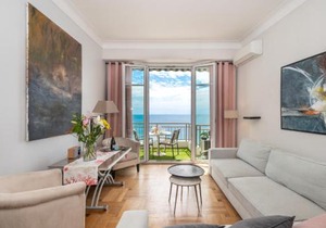 "Le Méditerrannée" by EnjoyNice, breathtaking sea view, 2 terraces and Airco