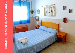 "LOCAJALBA-RESIDENTIAL LOS PINOS I" close air-conditioned beach, wifi, satellite