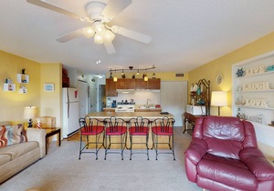 Lower level lakefront condo