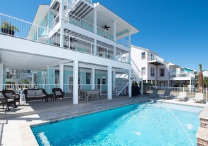 Luxurious Gulf House - BOTH Beach & Bay access. Private Beach & Private Pool