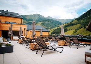Luxury apartment with sauna, right on the skislope