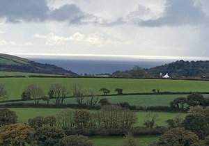 Luxury glamping with sea and sunset views - Cornwall