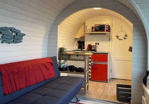 Luxury glamping with sea and sunset views - Cornwall