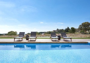 Luxury Rhodes Villa Amina Villa Sea View Private Swimming Pool 4 BDR Kalithea
