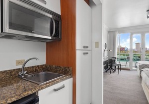 Marina Studio | located at the Condado Lagoon Villas building in Condado