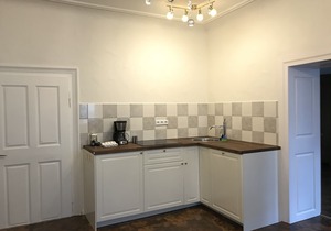 Modern apartment in a renovated 18th century historic landmark