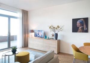 Modern apartment in Den Haag with spacious terrace