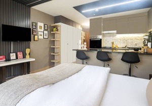 Modern Studio Residence Flat in Kartal