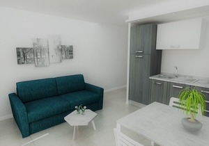 New apartments equipped with hotel services near the sea