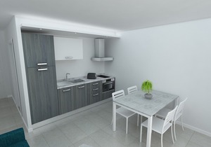 New apartments equipped with hotel services near the sea
