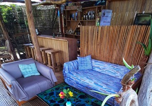 New Bamboo Chalets. Private rooms at hostel prices. Close to beach and town.