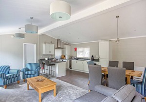 New in 2019 Two bedroomed lodge.